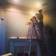 Progress Pic 1 - The wall is going up!